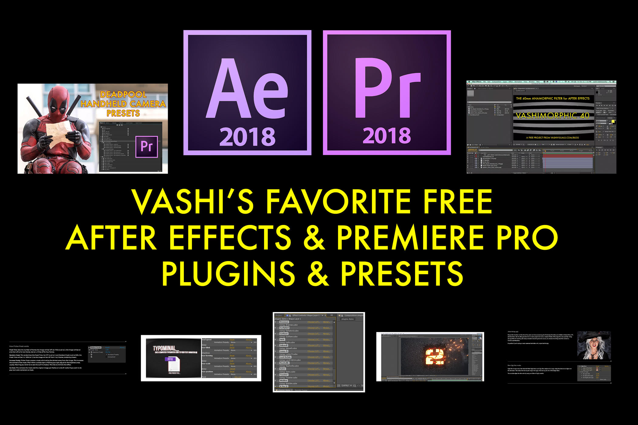 18 Free Effects for After Effects & Premiere Pro | VashiVisuals