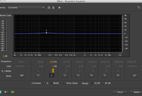 Audio EQ