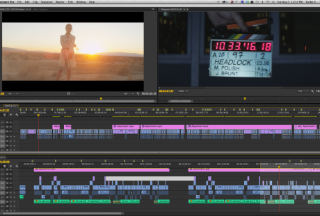 HEADLOCK two timelines in Adobe Premiere Pro