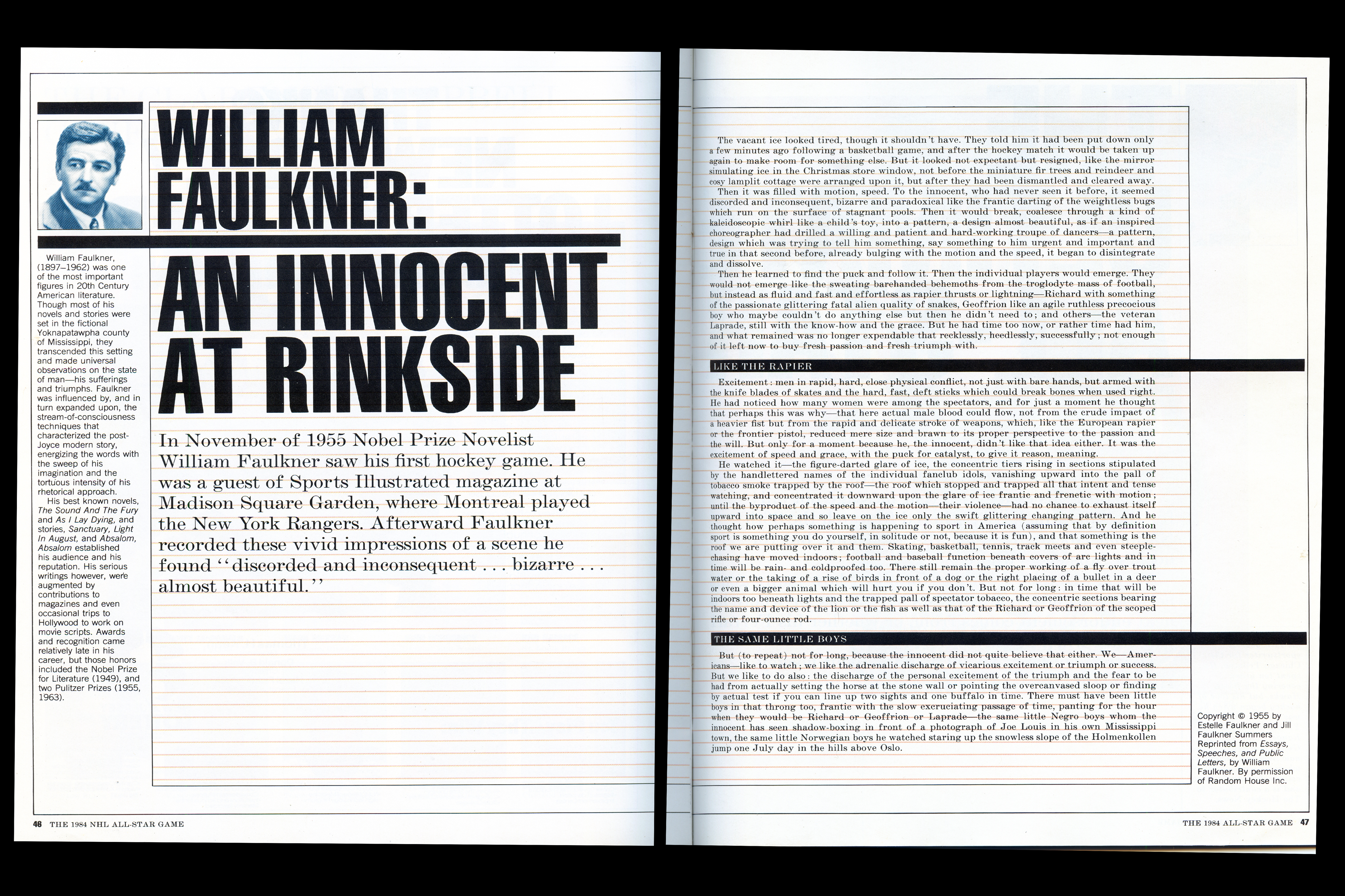 william faulkner essays
