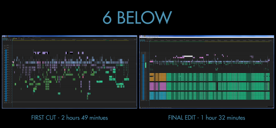 The first and final cut of 6 Below