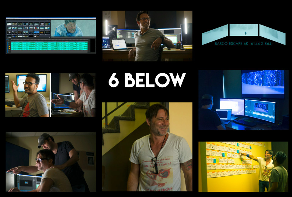 The 4 man post production team of 6Below