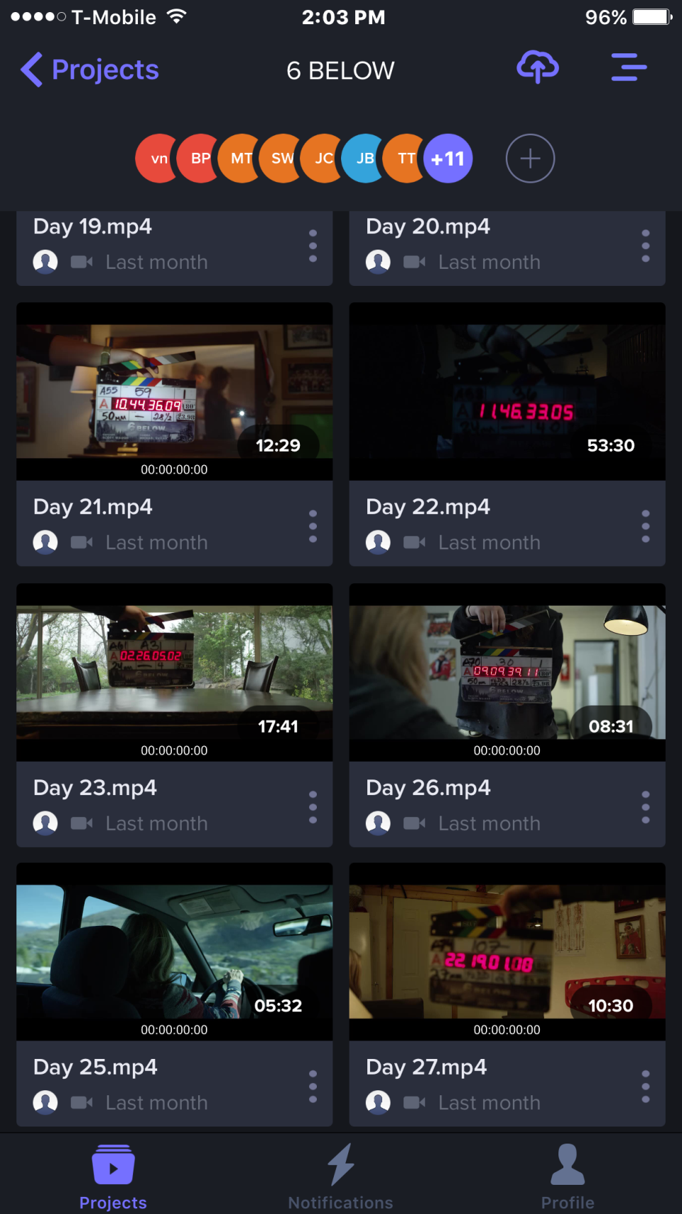 64TB of footage accessible at any time on my iPhone thanks to Frame.io