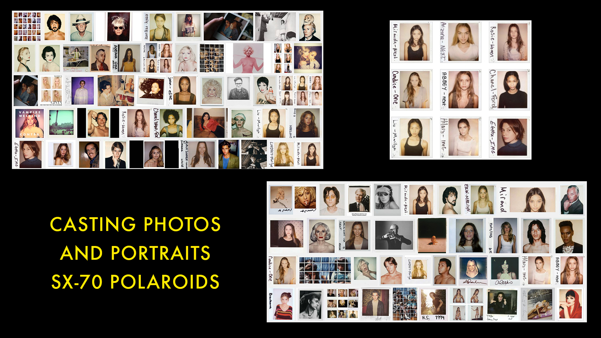 Polaroid Casting Photos Vashi Nedomansky Aces Blog