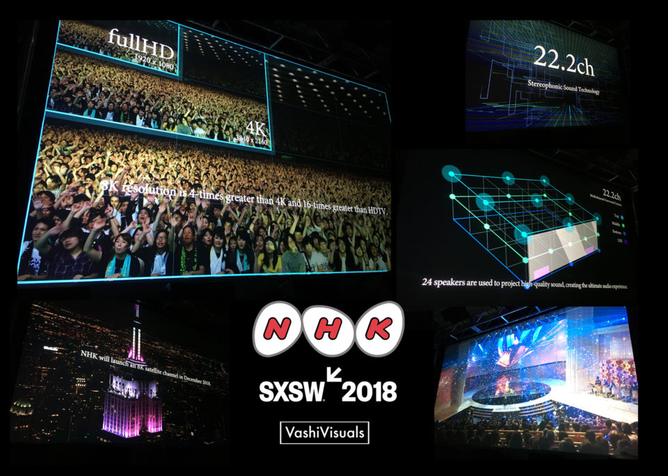 Several images from the 8K Theater by NHK Japan which debuted at SXSW 2018.