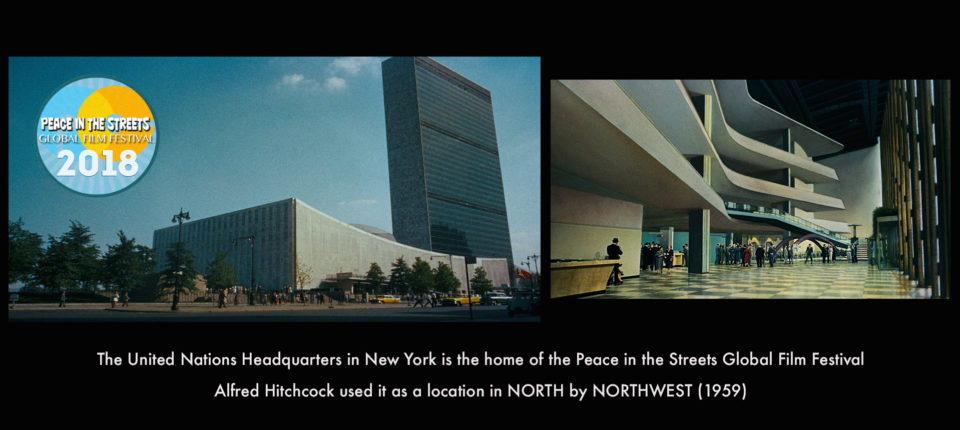 The United Nations headquarters in New York City where the Peace in the Streets Global Film Festival for kids took place