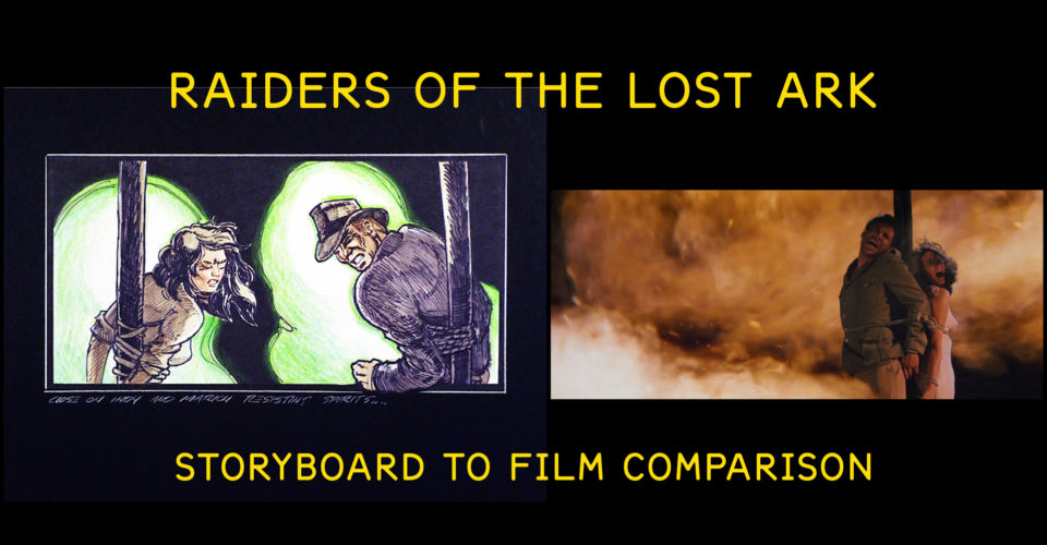 My Raiders of the Lost Ark storyboard vs. film comparison