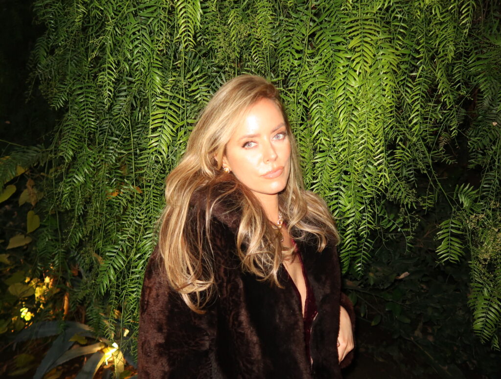 AnnMarie Knutson, CoFounder of VashiVisuals, business partner of Vashi Nedomansky, ACE, at the Palm Springs International Film Festival.