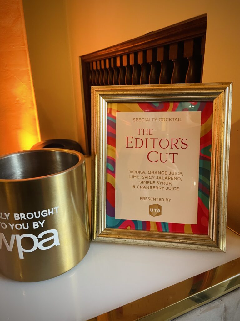 "The Editor's Cut" signature ACE Eddie cocktail